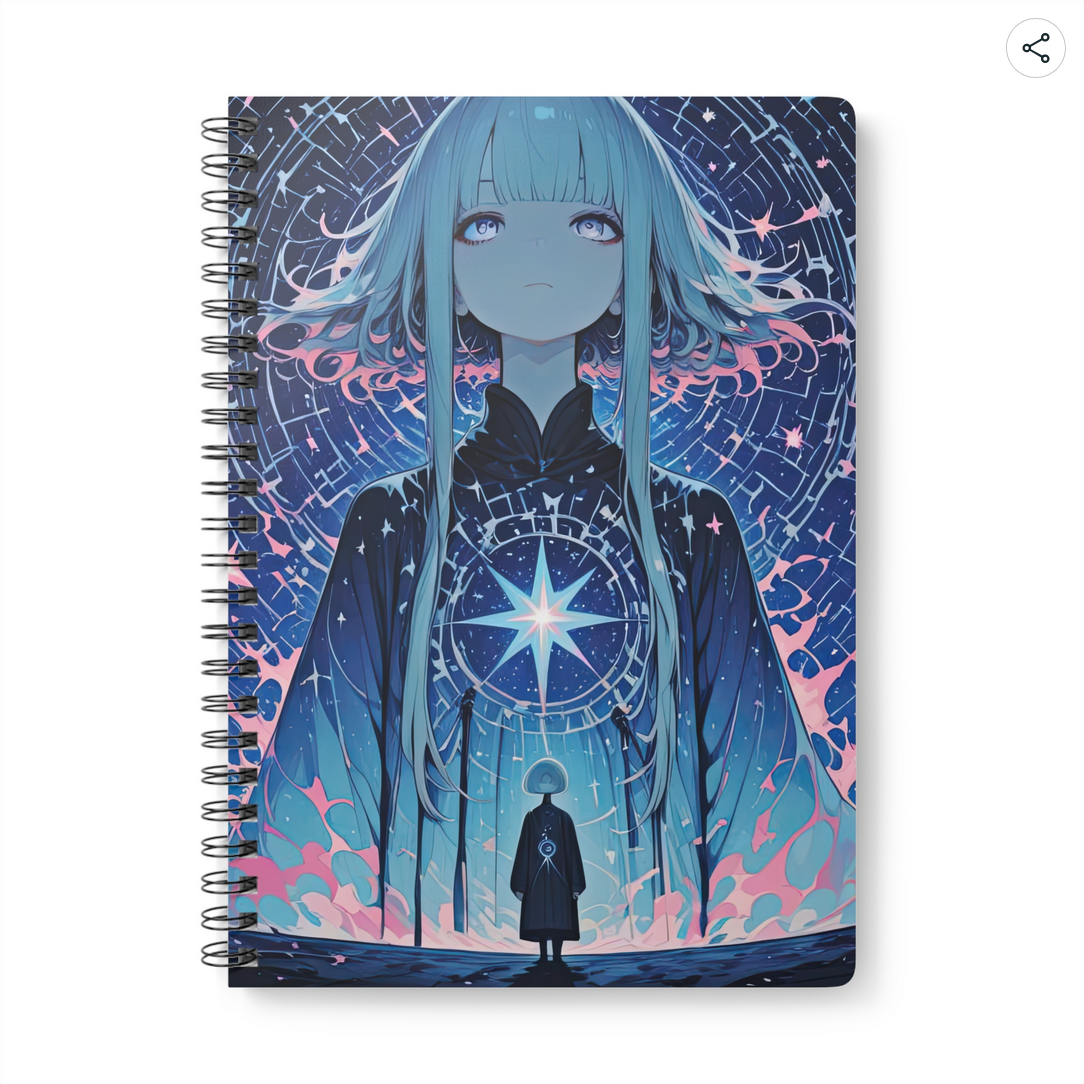 soltriya image with the words: Cosmic Reflection Journal