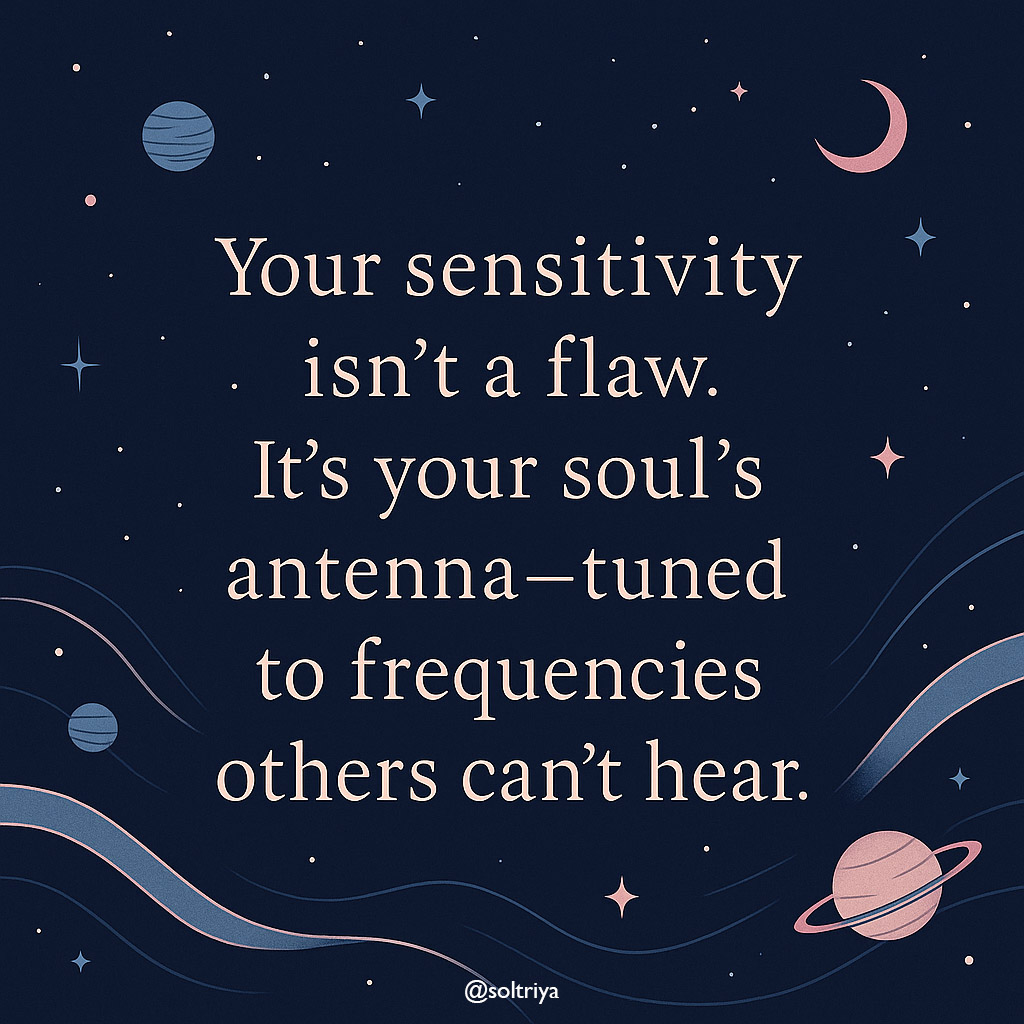soltriya image with the words: Your sensitivity isn